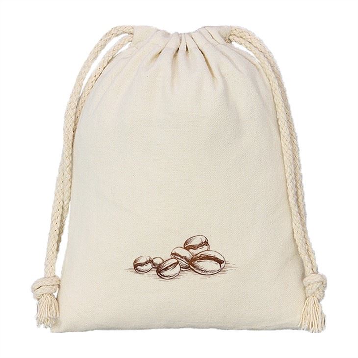 Cotton Drawstring Backpack